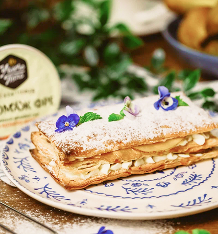 Наполеон с карамельной грушей «Императорский десерт»